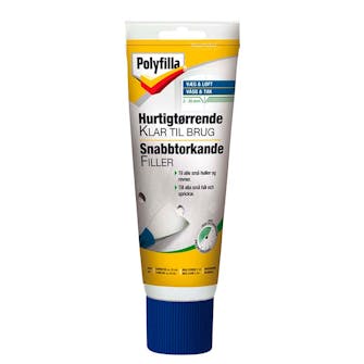 Med rätt spackelmassa kan alla hål lagas. Med rätt spackelmassa kan alla hål lagas.